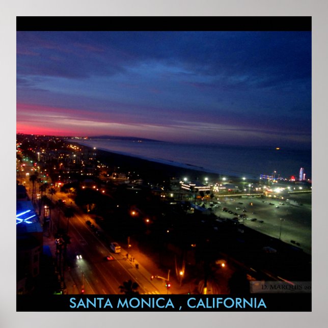 SANTA MONICA SUNRISE #2 POSTER (Front)