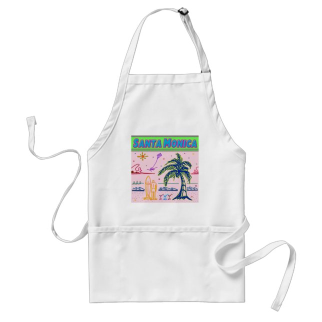 "Santa Monica" Surfer Beach Apron (Front)