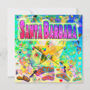 Santa Monica Tropical Friends Holiday Card