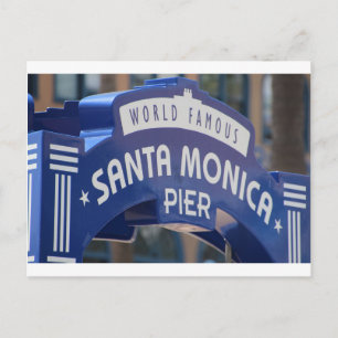 Santa Monica Venice Beach California Beach Holiday Postcard