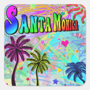 Santa Monica Vivid Romance Sticker