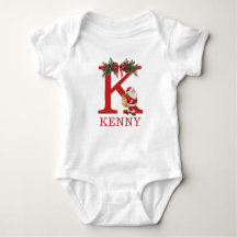 Santa Monogrammed and Name Family Matching