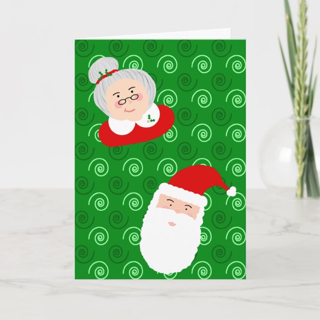 Santa & Mrs Claus Holiday Card (Front)