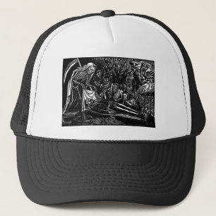 Santa Muerte and the Soldier c. 1951 Mexico Trucker Hat