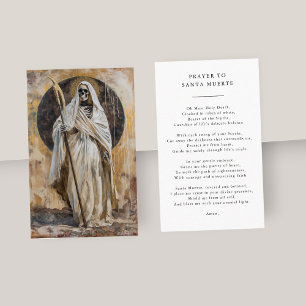Santa Muerte Guardianship & Protection Prayer Card