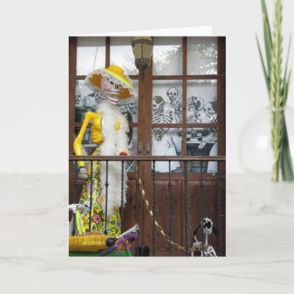 Santa muerte holiday card