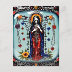 Santa Muerte (Holy Death) Postcard