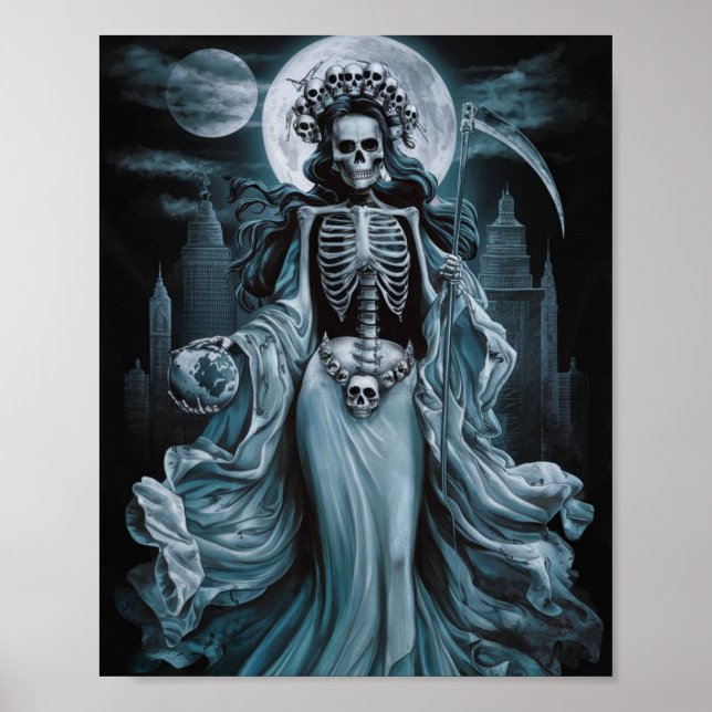 Santa Muerte In The Dead City  Poster (Front)