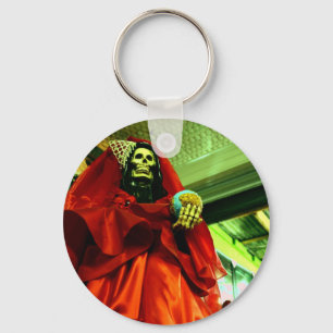 Santa Muerte Key Ring