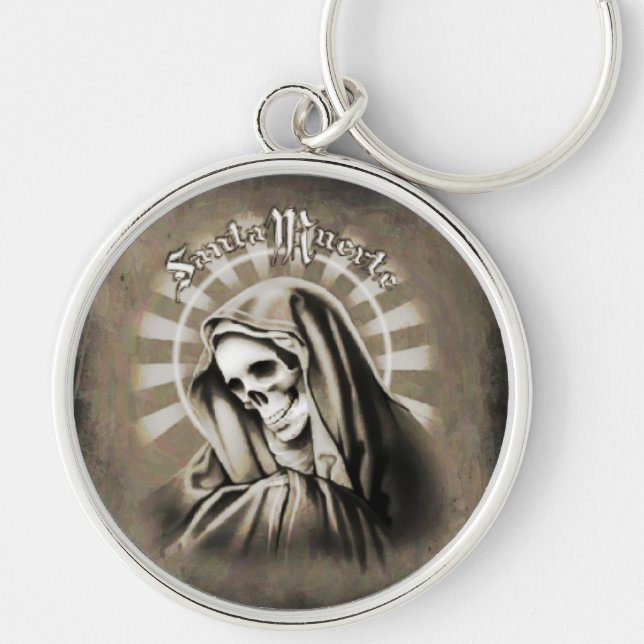 Santa Muerte Key Ring (Front)