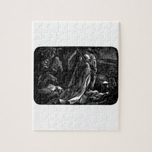 Santa Muerte (Mexican Grim Reaper) circa 1939 Jigsaw Puzzle