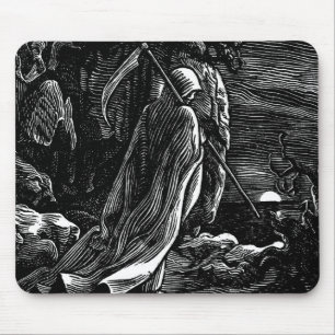 Santa Muerte (Mexican Grim Reaper) circa 1939 Mouse Pad