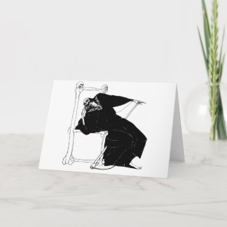 "Santa Muerte" (Mexican Grim Reaper) Holiday Card