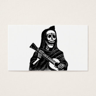 Santa Muerte (Mexican Grim Reaper) Playing Guitar