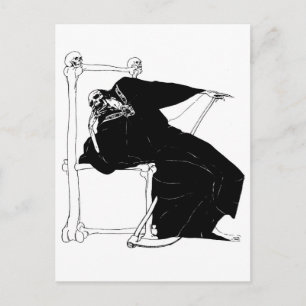 "Santa Muerte" (Mexican Grim Reaper) Postcard