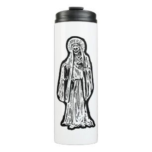 Santa Muerte Statue Thermal Tumbler