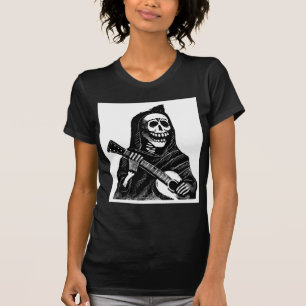 Santa Muerte with Guitar circa early 1900s T-Shirt