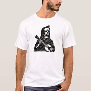 Santa Muerte with Guitar circa early 1900s T-Shirt