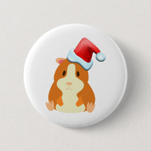 Santa Muffin Button