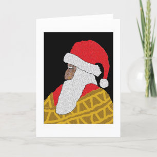 Santa Nicolas New Mexico Christmas Holiday Card