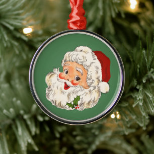 Santa No. 1 Metal Ornament