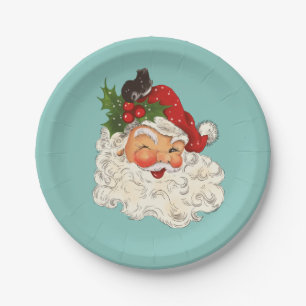 Santa No. 5 Paper Plate