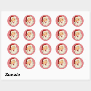 Santa No. 6 Classic Round Sticker