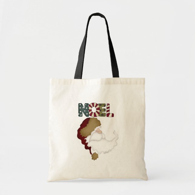 Santa Noel Holiday T-shirts and Gifts Tote Bag (Front)