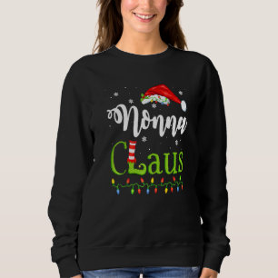 Santa Nonna Claus Christmas Matching Family Sweatshirt