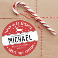 Santa North Pole Express Reindeer Christmas