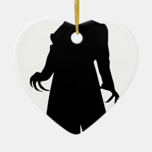 santa nosferatu ceramic tree decoration