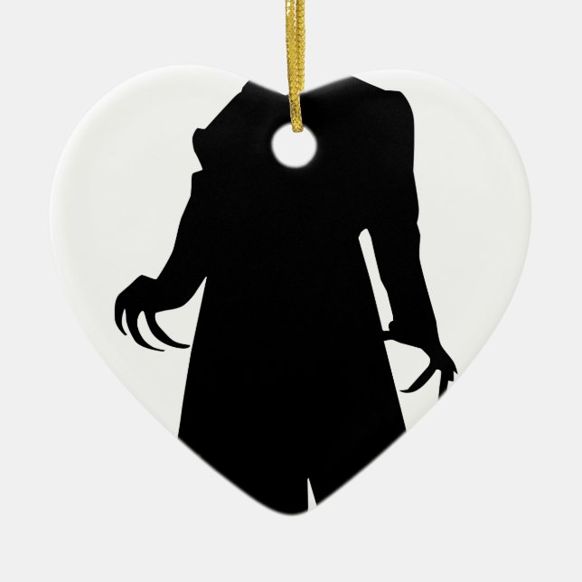 santa nosferatu ceramic tree decoration (Front)