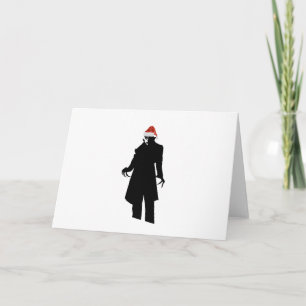 santa nosferatu holiday card