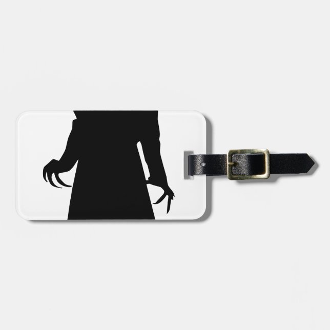 santa nosferatu luggage tag (Front Horizontal)