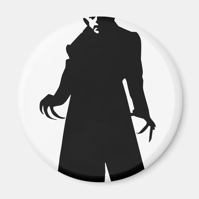 santa nosferatu magnet (Front)