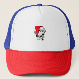 Santa Nova Scotia Duck Tolling Retriever Christmas Trucker Hat
