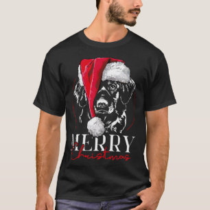 Santa Nova Scotia Duck Tolling Retriever Merry Chr T-Shirt