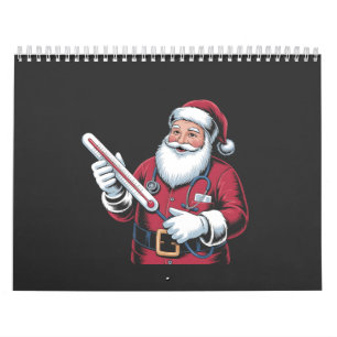 Santa Nurse Xmas Nursing Healthcare Worker Calendar
