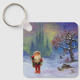 SANTA OF THE GNOMES KEY RING