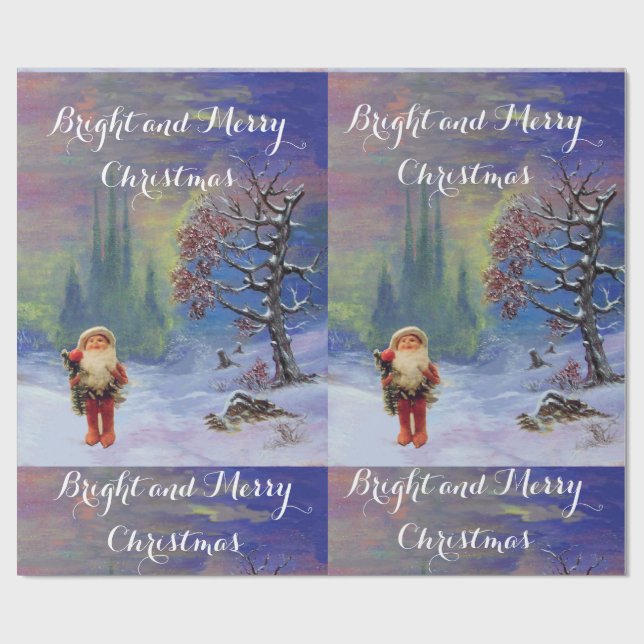 SANTA OF THE GNOMS WRAPPING PAPER (Flat)
