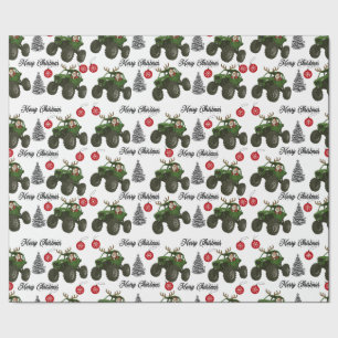Santa Off Road Wrapping Paper