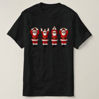 Santa Ohio Midwestern Party O-H-I-O Christmas T-Shirt