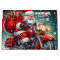 Santa on a motorcycle