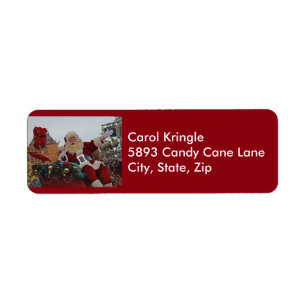 Santa on Parade Address Labels