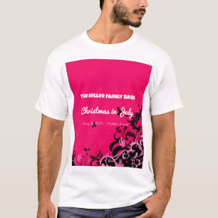 Santa on the Beach Christmas in July Party Shirt 