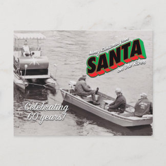 Santa on the River Postcard 6