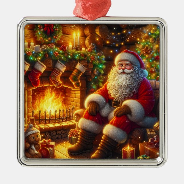 Santa Ornament (Front)