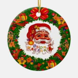 Santa Ornament