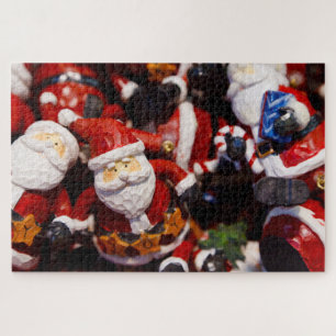 Santa Ornaments Christmas Jigsaw Puzzle