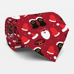 Santa Outfit Novelty Christmas Tie